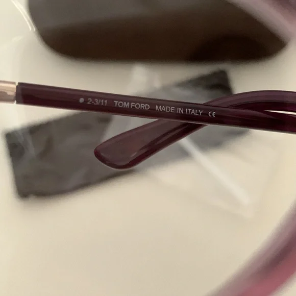 NEW Tom Ford Prescription Frames TF5212 purple - Picture 9 of 11